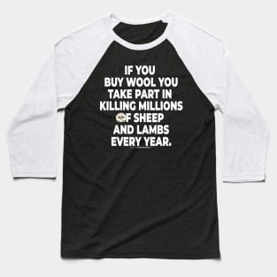 Vegan Activist Graphics #takingblindfoldsoff 13 Baseball T-Shirt